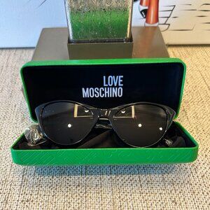 Love Moschino Black Cat Eye Sunglasses